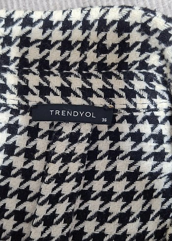 milla kadın kazayagı desenli Uzun Kollu Salaş kalın Gömlek - Görsel 2