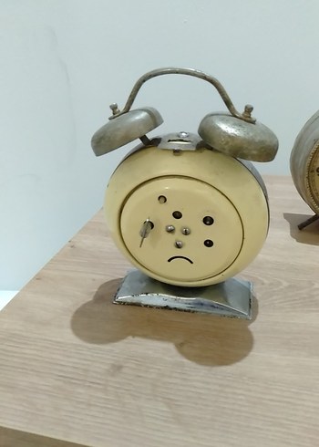 Beden beyaz Renk antika kurmalı tavuklu Masa Saati