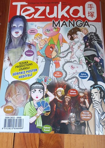 Tezuka Manga Dergisi İlk Sayı Lisanslı Poster Hediyeli