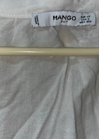 Beyaz Midi gömlek - Görsel 3