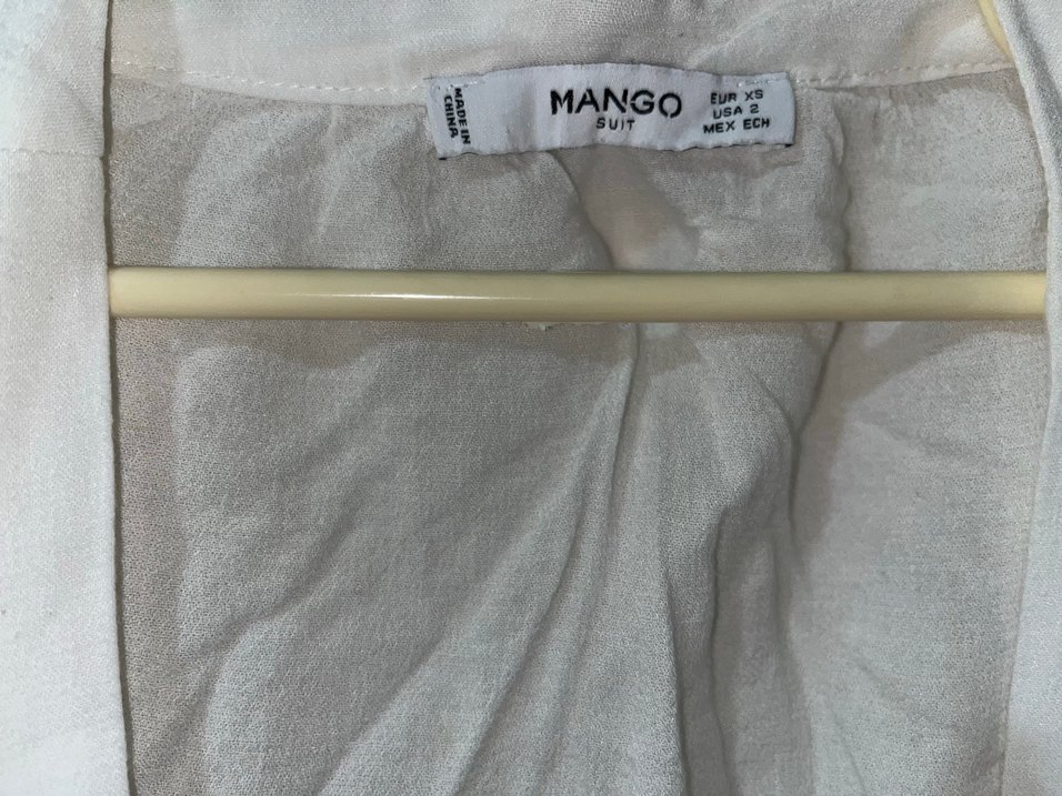 Beyaz Midi gömlek - Görsel 3