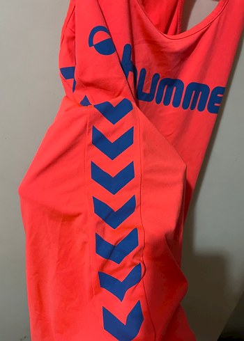 orjinal hummel Kırmızı Baskılı Kadın Spor Atlet - Görsel 3