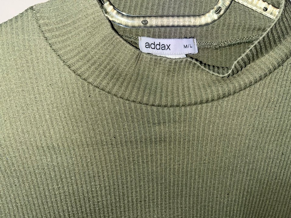 Addax Kadın Haki Fitted Sweatshirt - Görsel 3