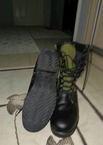 Kamuflaj Desenli Kemerli Erkek Bot - Görsel 3