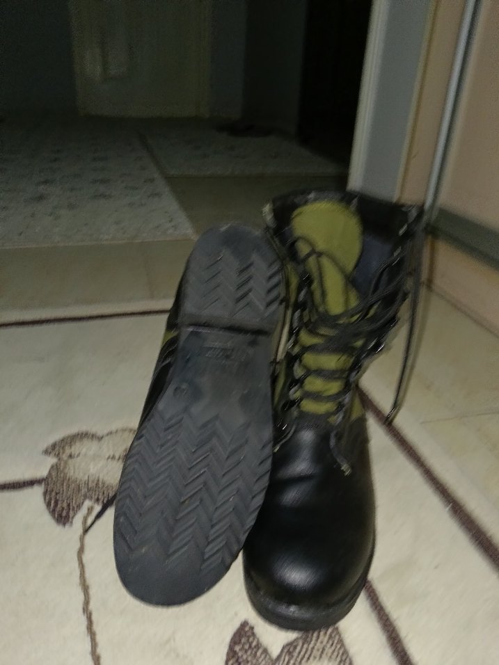 Kamuflaj Desenli Kemerli Erkek Bot - Görsel 3