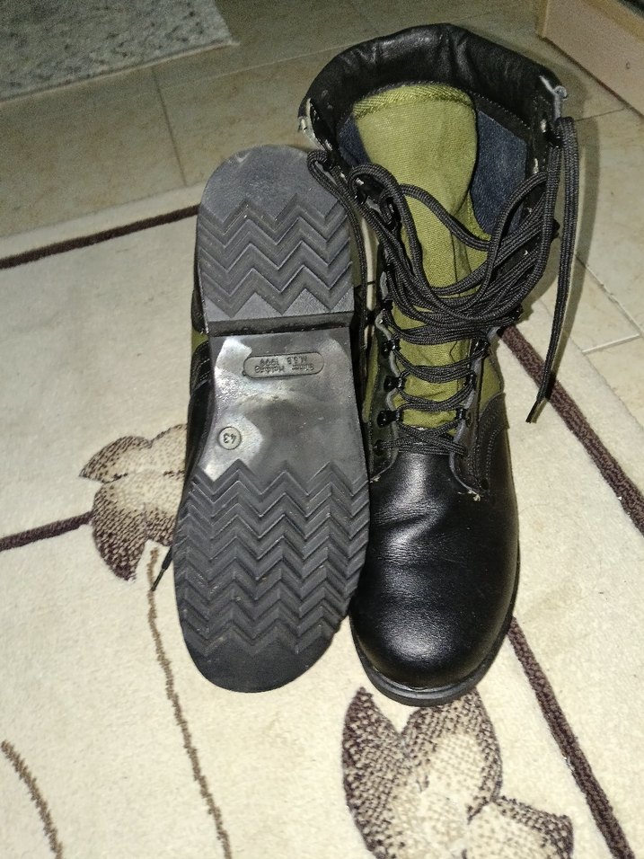 Kamuflaj Desenli Kemerli Erkek Bot - Görsel 2