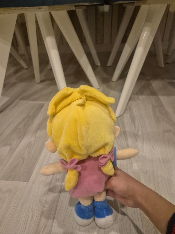 Pastel Pembe Bebek Peluş Oyuncak - Görsel 4