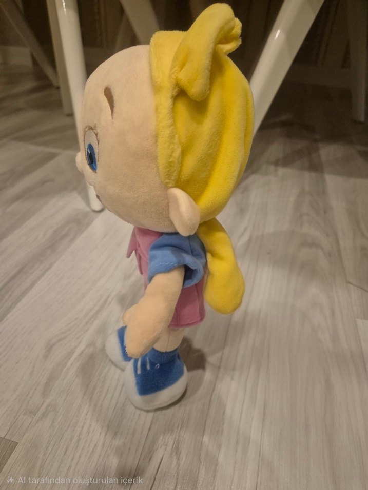 Pastel Pembe Bebek Peluş Oyuncak - Görsel 3