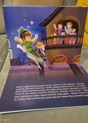 3 boyutlu Peter Pan Çocuk Kitabı - Görsel 3