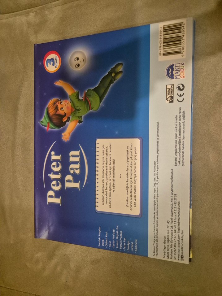 3 boyutlu Peter Pan Çocuk Kitabı - Görsel 2