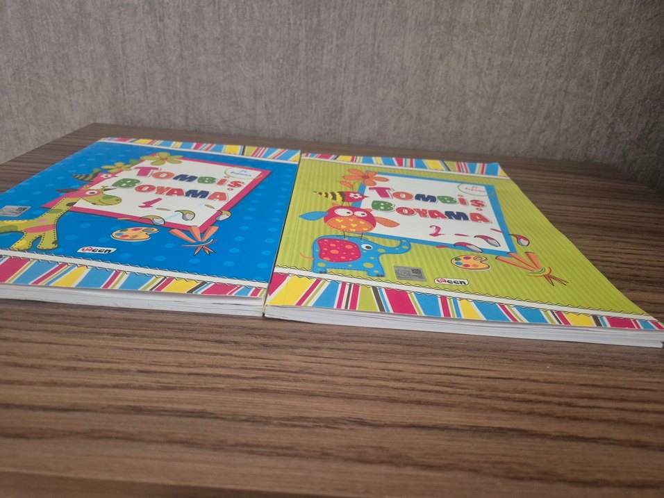 192 sayfa 2 adet Tombis Boyama Kitabı - Görsel 2