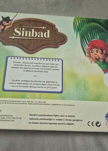 3 boyutluSinbad Çocuk Kitabı - - Görsel 2