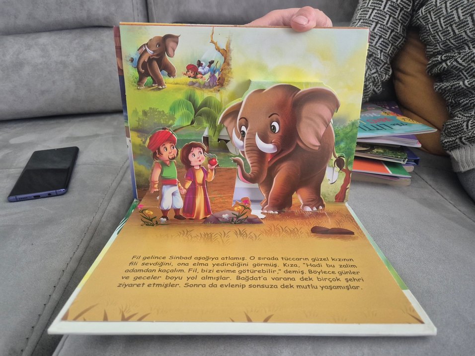 3 boyutluSinbad Çocuk Kitabı - - Görsel 4