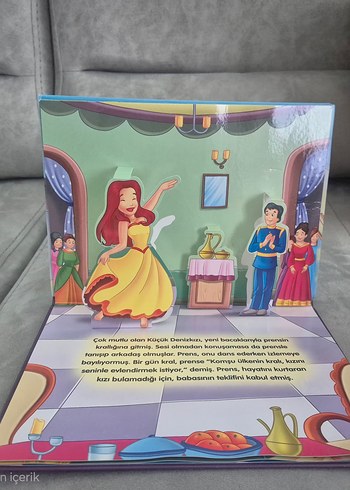 Küçük Denizkızı 3 boyutlu Çocuk Kitabı - Görsel 3