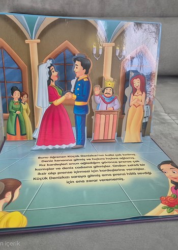 Küçük Denizkızı 3 boyutlu Çocuk Kitabı - Görsel 4