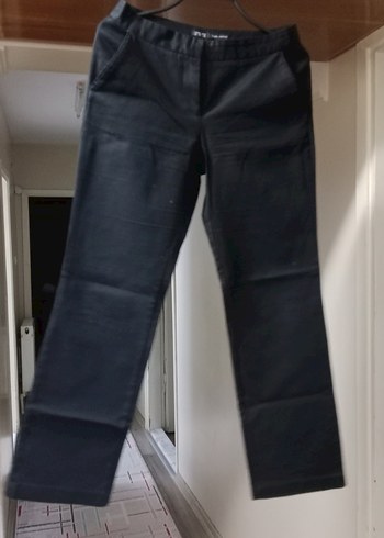 Kadın Siyah Regular Fit Denim Pantolon