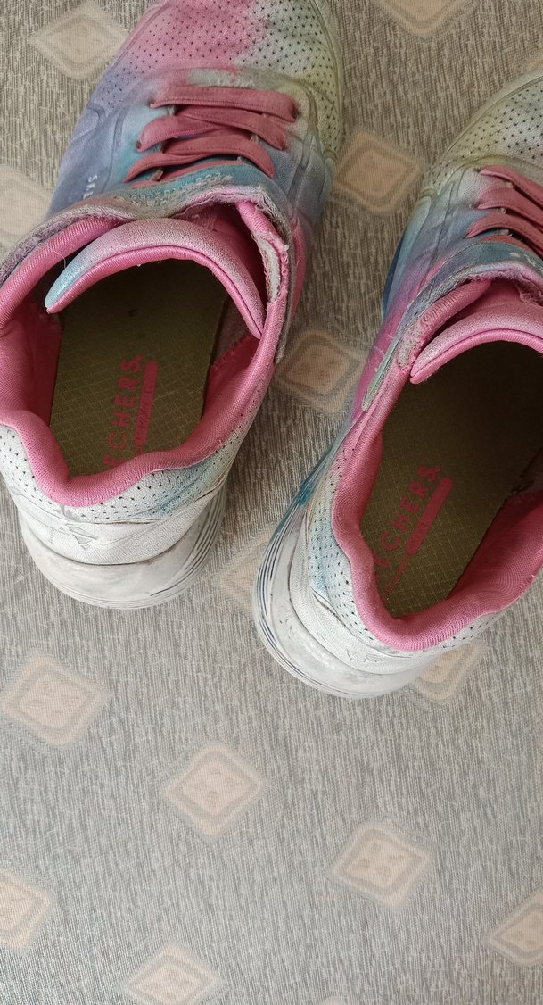 Kız Çocuk Bağcıklı ve Cırt Cırtlı Renkli Spor Ayakkabı - Görsel 3