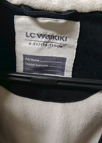 Düğmeli Siyah. kız çocuğu mont - Görsel 3