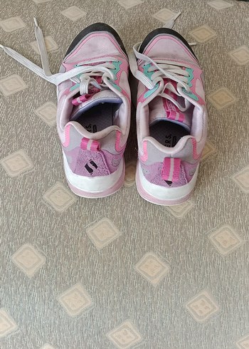 Kız Çocuk Pembe Bağcıklı Spor Ayakkabı - Görsel 2