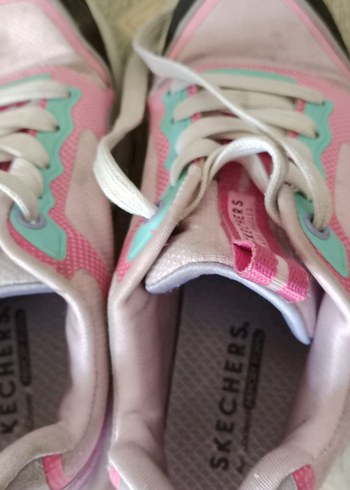 Kız Çocuk Pembe Bağcıklı Spor Ayakkabı - Görsel 3