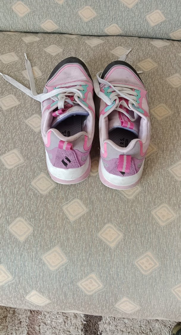 Kız Çocuk Pembe Bağcıklı Spor Ayakkabı - Görsel 2