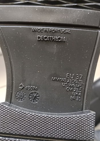 Kadın Siyah Lastik Blok Topuk Yağmur Çizmesi - Görsel 5