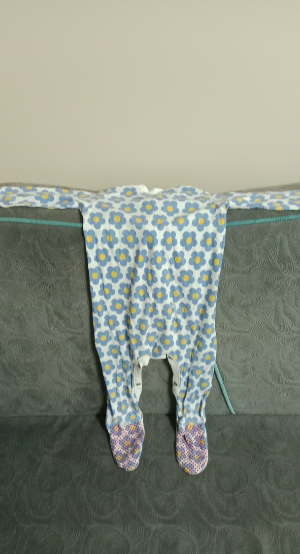 Çiçek Desenli Bebek Tulum - Görsel 2