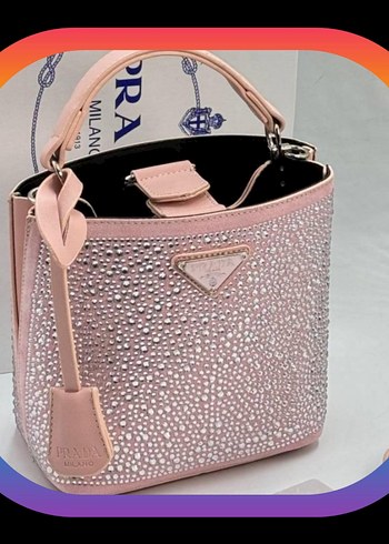 A kalite prada payetli çanta tüm renkleri mevcuttur - Görsel 5