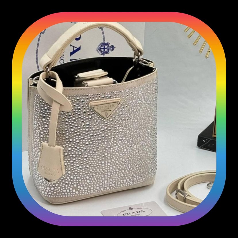 A kalite prada payetli çanta tüm renkleri mevcuttur - Görsel 3