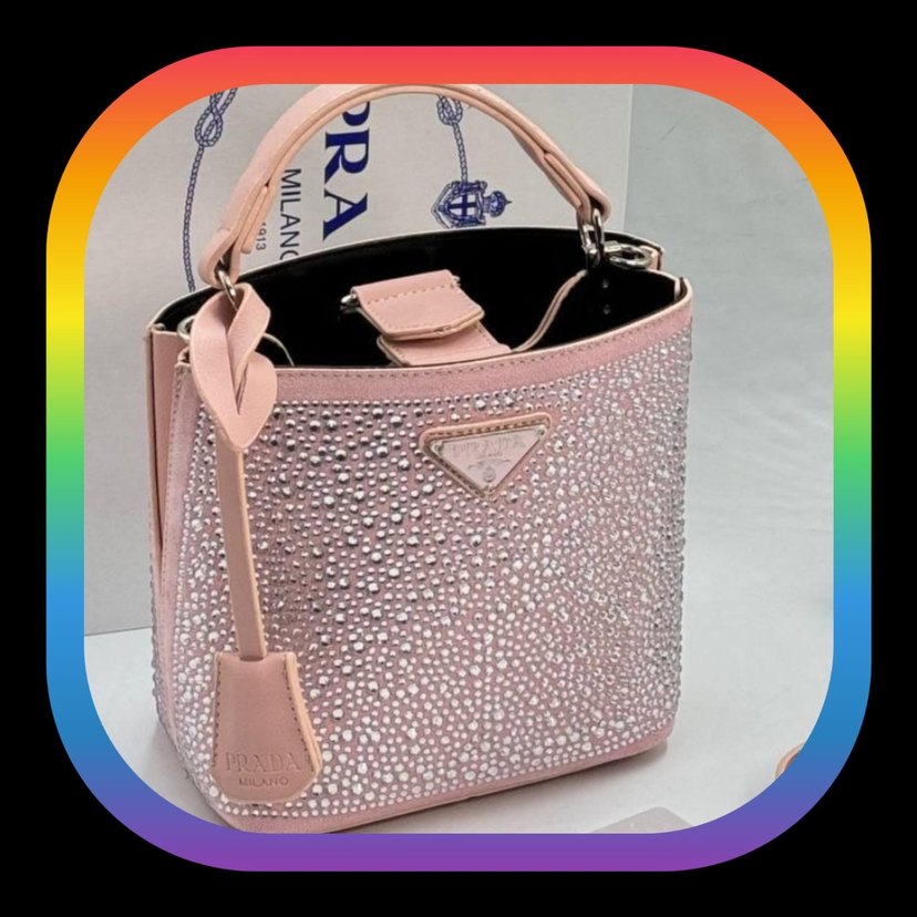 A kalite prada payetli çanta tüm renkleri mevcuttur - Görsel 5