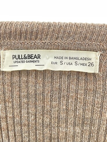 s Beden kahverengi Renk Pull and Bear Kazak / Triko %70 İndirimli.