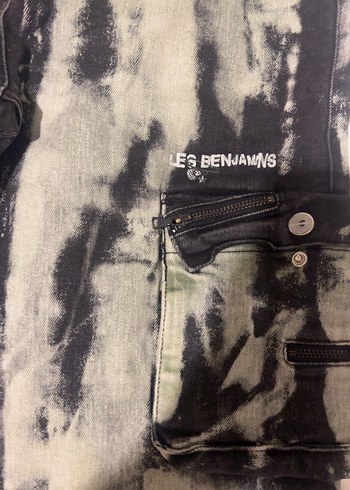 xs Beden LES BENJAMİNS Tie-Dye Kargo Pantolon