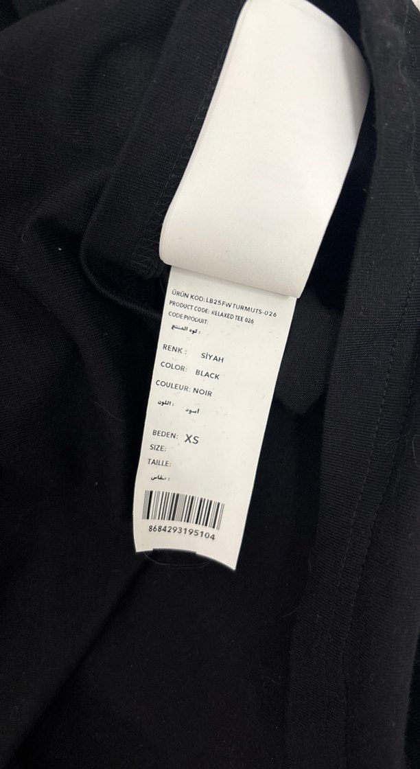 Siyah Baskılı Erkek Tişört - Görsel 3