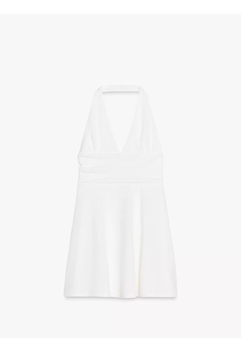 V Yaka Midi Elbise Zara - Görsel 6