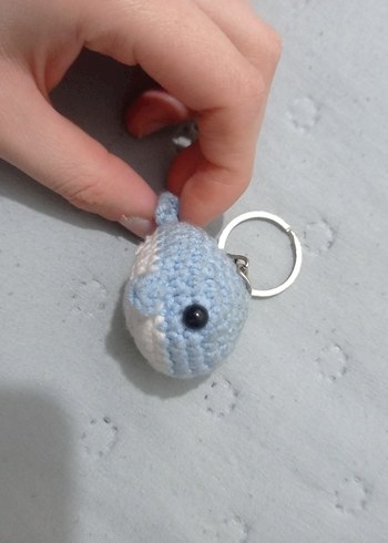 anahtarlık balık modeli örgü - Görsel 4