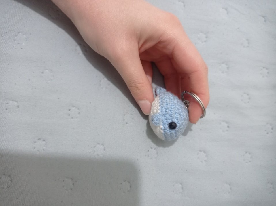 anahtarlık balık modeli örgü - Görsel 2