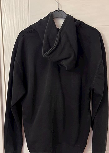 Pull and Bear PULL&BEAR Siyah Fermuarlı Kadın Sweatshirt