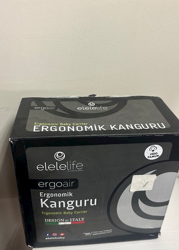 Ergonomik Kanguru Bebek Taşıyıcı Siyah - Görsel 2