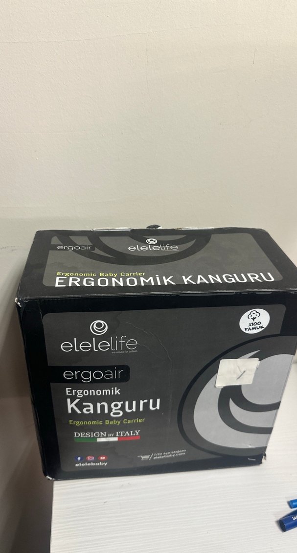 Ergonomik Kanguru Bebek Taşıyıcı Siyah - Görsel 2