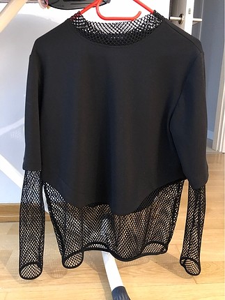 File detaylı sweatshirt