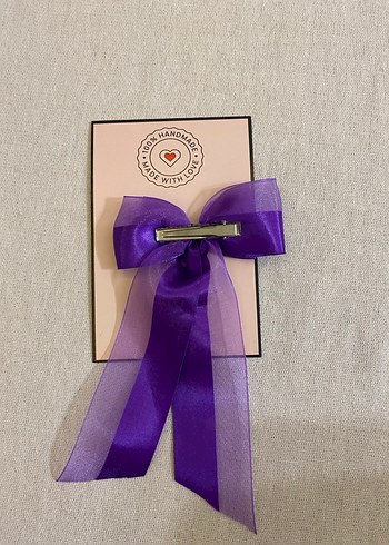 Mor İpek Görünümlü Klasik Kurdele - Görsel 3