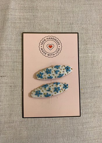 Çiçek Desenli Bohem Bebek Toka Seti - Görsel 4