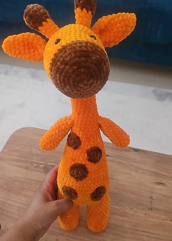 Diğer Renkli Kadife Zürafa Peluş Oyuncak
