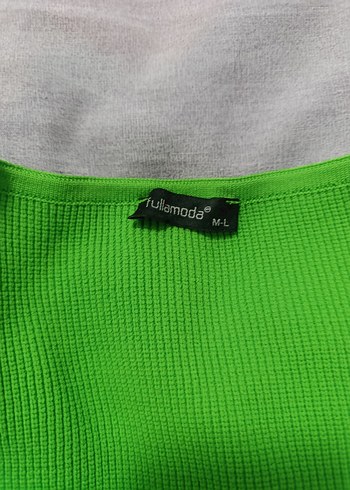 Kırmızı ve Yeşil Kadın Kısa Kollu Triko Kazak.İkisi toplam fiyat - Görsel 5