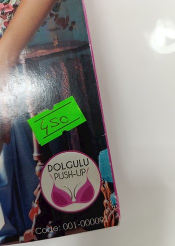 Mavi Bohem Desenli Mini Sütyen - Görsel 2