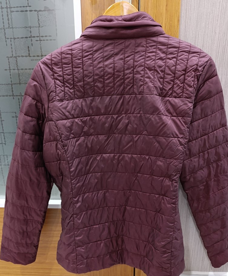 Kadın Bordo Fermuarlı  Mont - Görsel 2