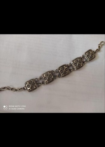 Gri Zincir Detaylı Bohem Bileklik - Görsel 3