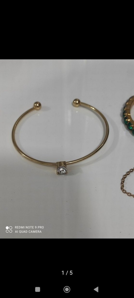 Yılan Desenli Zincir Detaylı Kadın Bileklik - Görsel 5