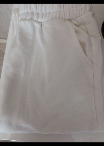 Kadın Beyaz Regular Fit Sweatpant - Görsel 2