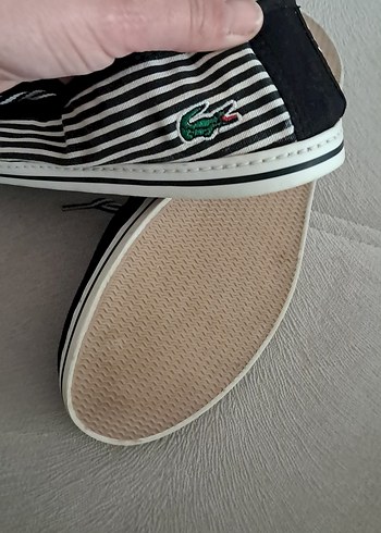 Siyah Çizgili Bağcıklı Kadın Spor Ayakkabı - Görsel 3